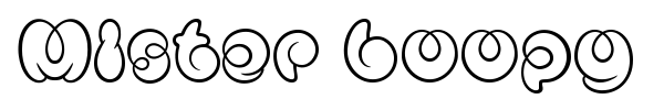 Mister Loopy font preview